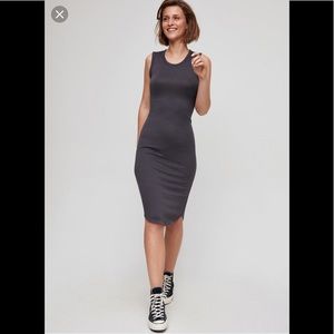 Aritzia Wilfred Free Bruni Dress In Black, Medium